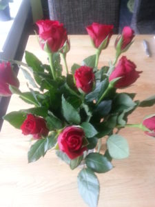 Röda rosor från Ulf